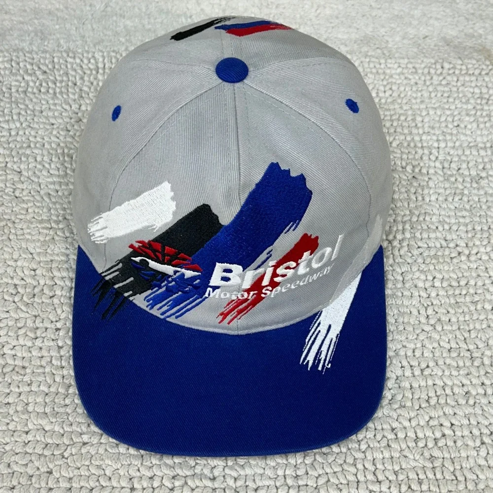 Vintage Bristol Motor Speedway Snapback Hat OSFA Splash Embroidered Dad Cap